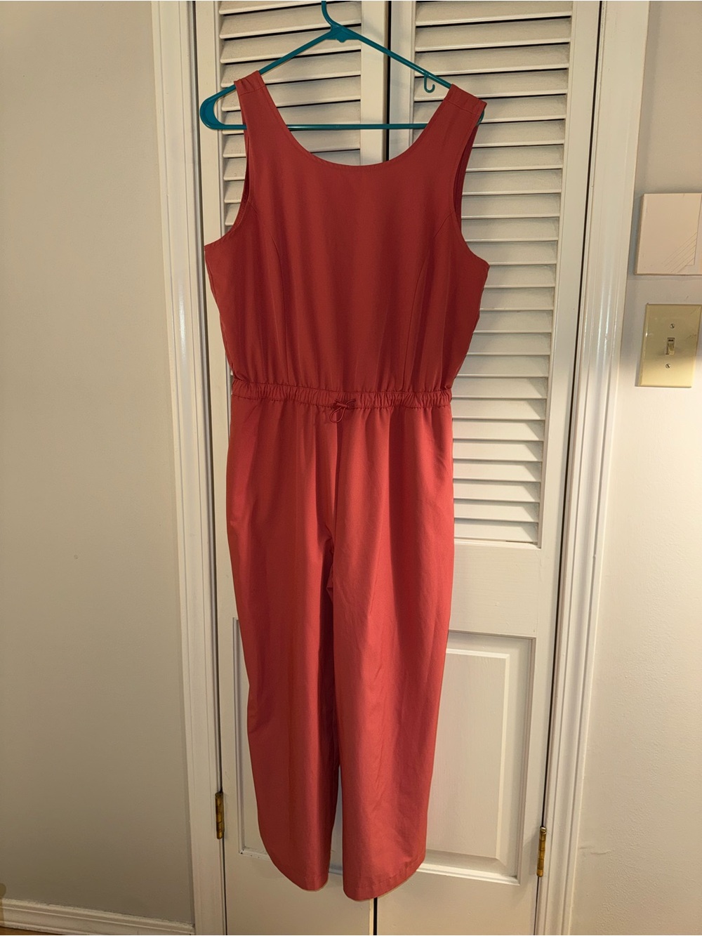 Women’s Sleeveless Wide-Leg Jumpsuit - Rose